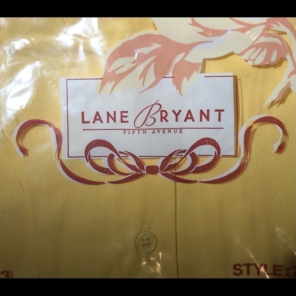 Bridge Gate VTG Lane Bryant 90s Button Down B2 Sleeveless Bridge Gate NEW Shirt - Picture 3 of 7